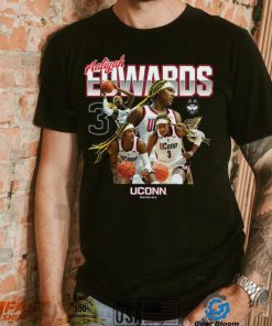 UConn NCAA Women's Basketball Aaliyah Edwards Official 2023 2024 Post Season T Shirt