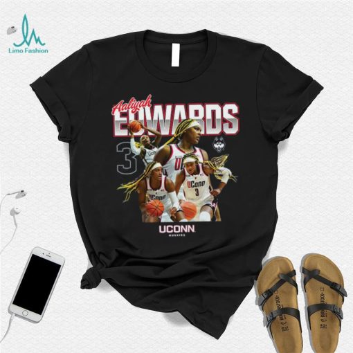 UConn NCAA Women’s Basketball Aaliyah Edwards Official 2023 2024 Post Season T Shirt