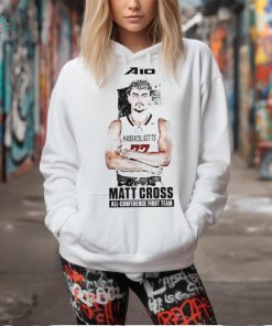 UMass Minutemen Matt Cross all conference first team shirt