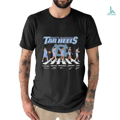 UNC Tar Heels Basketball Abbey Road Cadeau Ryan Ingram Bacot And Davis Signatures Shirt