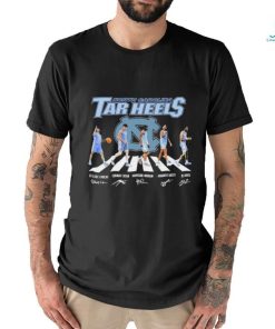 UNC Tar Heels Men’s Basketball Abbey Road NCAA March Madness Signatures Shirt
