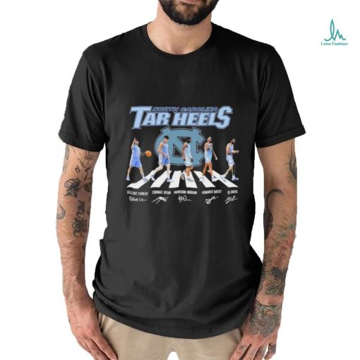 UNC Tar Heels Men’s Basketball Abbey Road NCAA March Madness Signatures Shirt