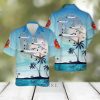 US Air Force Florida Air National Guard 159th Fighter Squadron, 125th Fighter Wing, F 106 and F 16 Hawaiian Shirt Beach Shirt For Men Women