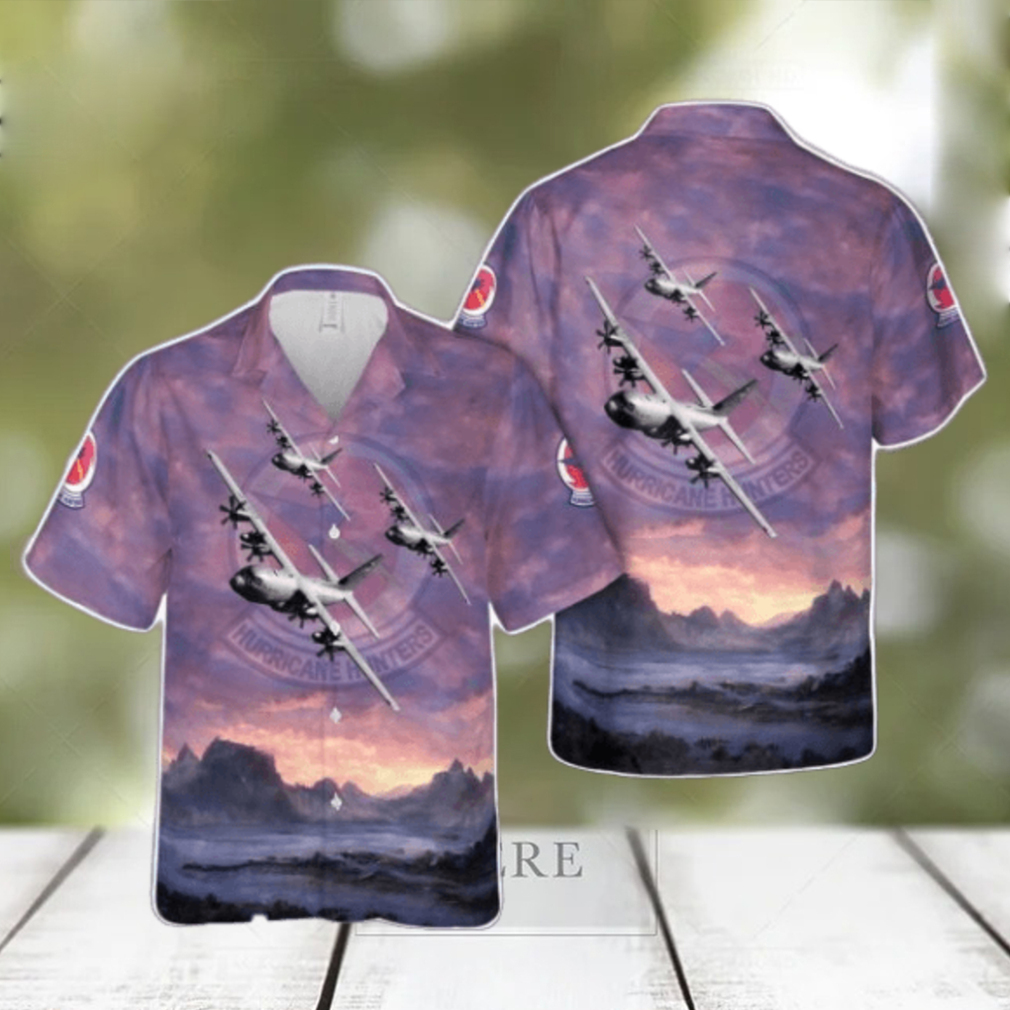 US Air Force 53rd Weather Reconnaissance Squadron WC 130J Hercules Hawaiian Shirt Beach Shirt For Men Women US Air Force 53rd Weather Reconnaissance Squadron WC 130J Hercules Hawaiian Shirt Beach Shirt For Men Women