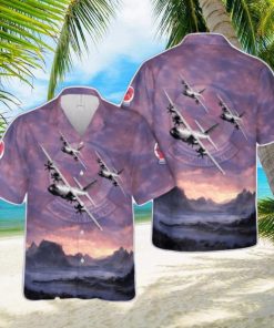 US Air Force 53rd Weather Reconnaissance Squadron WC 130J Hercules Hawaiian Shirt Beach Shirt For Men Women