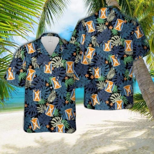 US Army 106th Signal Brigade Aloha Hawaiian Shirt US Army Beach Shirt Gift