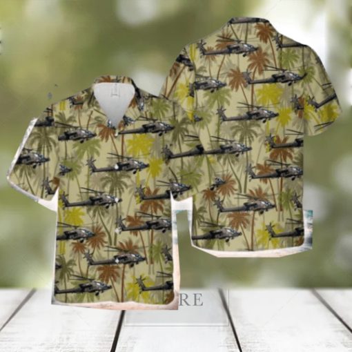 US Army 82nd Airborne Division 17th Cavalry Regiment AH 64D Apache Hawaiian Shirt Unique Gift