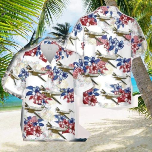 US Army Beechcraft C 12 Huron aircraft, 4th Of July 3D Hawaiian Shirt Aloha Summer Gift