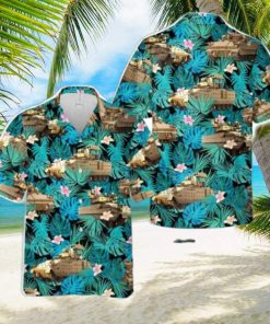 US Army M2A3 Bradley Aloha Hawaiian Shirt US Army Beach Shirt Gift