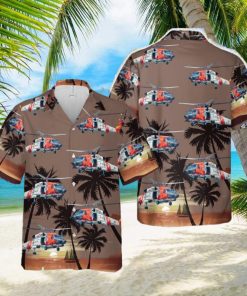 US Coast Guard Sikorsky MH 60 Jayhawk Hawaiian Shirt Gift Beach Summer