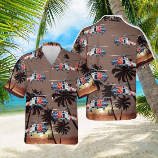 US Coast Guard Sikorsky MH 60 Jayhawk Hawaiian Shirt Gift Beach Summer