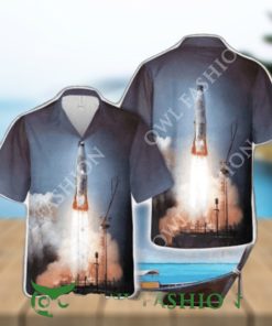 US ICBM SM 65 Atlas Summer Hwaiian Shirt