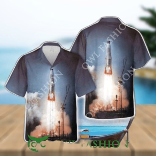 US ICBM SM 65 Atlas Summer Hwaiian Shirt