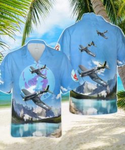 US Marine Corps VMF 211 Wake Island Avengers F4U Hawaiian Shirt Beach Shirt For Men Women
