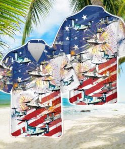 US Navy Bell Boeing CMV 22B Osprey, 4th Of July Tropical 3D Hawaiian Shirt US Navy Summer Gift