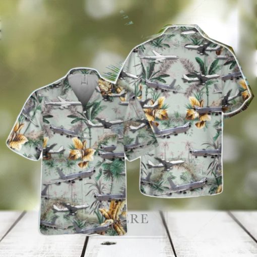 US Navy Boeing E 6 Mercury Pocket Tropical 3D Hawaiian Shirt US Navy Summer Gift