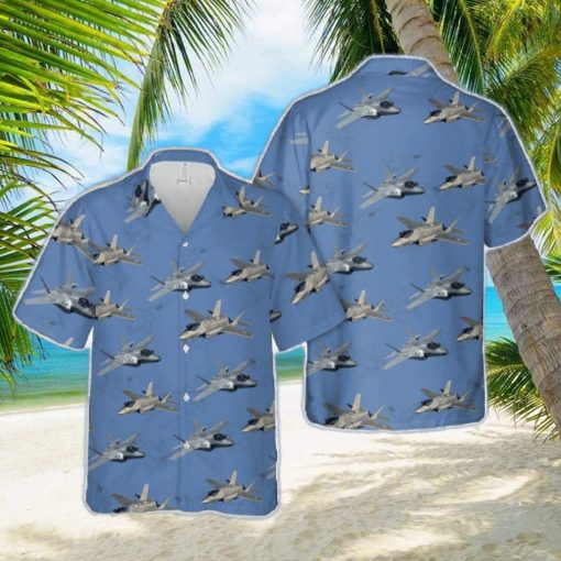 US Navy F 35 Lightning II Hawaiian Shirt Aloha Summer