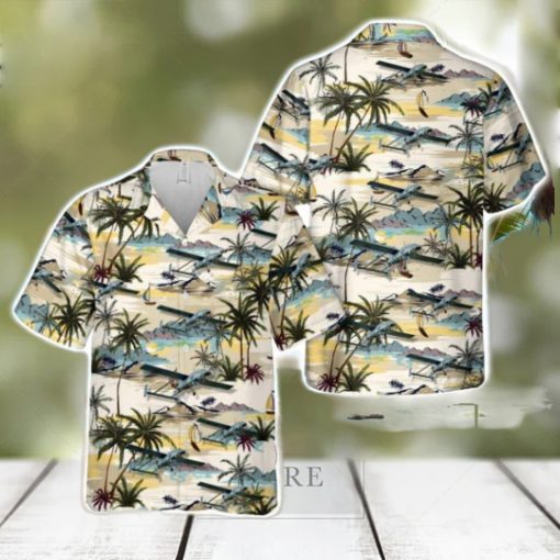 US Navy RQ 2B Pioneer Tropical 3D Hawaiian Shirt US Navy Summer Gift