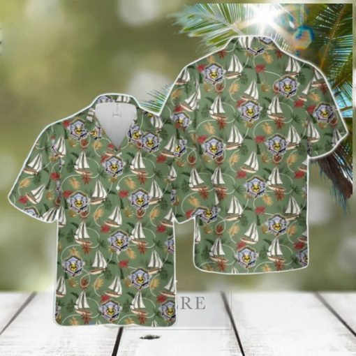 US Navy Seabees We Build We Fight Tropical 3D Hawaiian Shirt US Navy Summer Gift