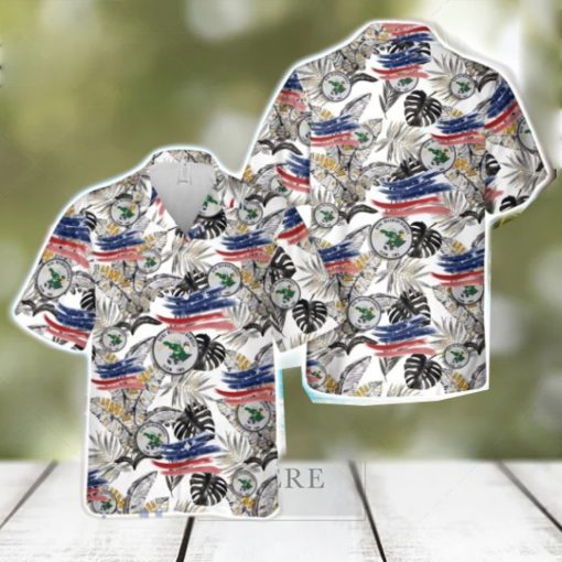 US Navy Seal Delivery Vehicle Team Two (SDVT 2) Tropical 3D Hawaiian Shirt US Navy Summer Gift