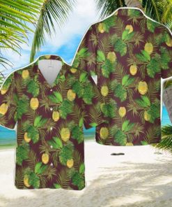 US Navy Security Badge Tropical 3D Hawaiian Shirt US Navy Summer Gift