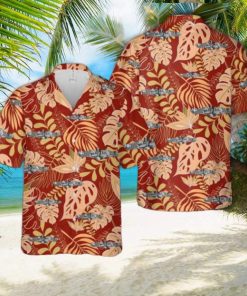 US Navy Submarine Warfare Insignia Hawaiian Shirt US Navy Beach Shirt Gift