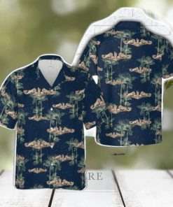 US Navy Submarine Warfare Insignia Tropical 3D Hawaiian Shirt US Navy Summer Gift