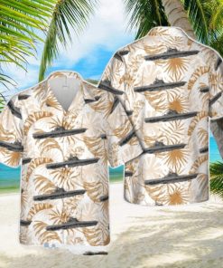 US Navy USS Enterprise (CV 6) Tropical 3D Hawaiian Shirt US Navy Summer Gift