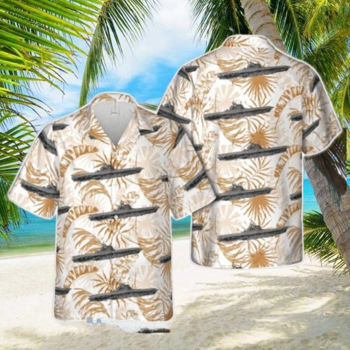 US Navy USS Enterprise (CV 6) Tropical 3D Hawaiian Shirt US Navy Summer Gift