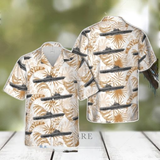 US Navy USS Enterprise (CV 6) Tropical 3D Hawaiian Shirt US Navy Summer Gift