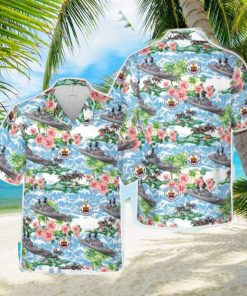 US Navy USS Horne (DLGCG 30) Belknap class destroyer leadercruiser Tropical 3D Hawaiian Shirt US Navy Summer Gift