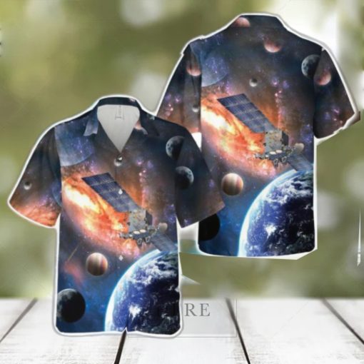 US Space Force Advanced Extremely High Frequency (AEHF) Hawaiian Shirt Beach Shirt For Men Women