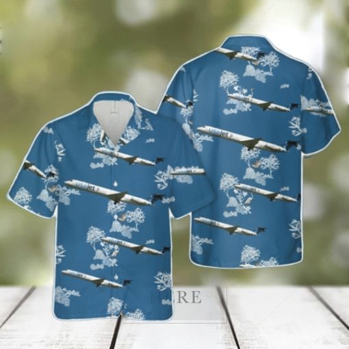 USA Jet Airlines McDonnell Douglas MD 88 Hawaiian Shirt Beach Shirt For Men Women