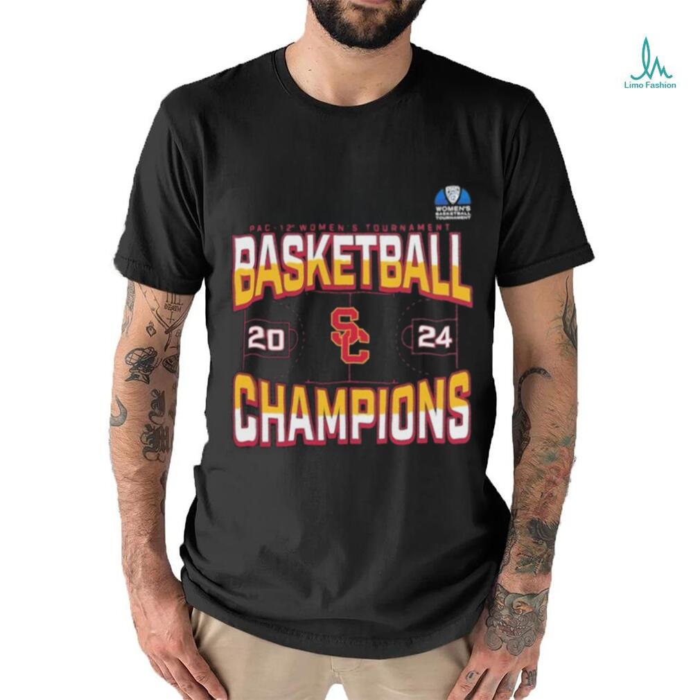 USC Trojans 2024 Pac 12 Women’s Basketball Conference Tournament Champions Three Pointer T Shirt USC Trojans 2024 Pac 12 Women’s Basketball Conference Tournament Champions Three Pointer T Shirt