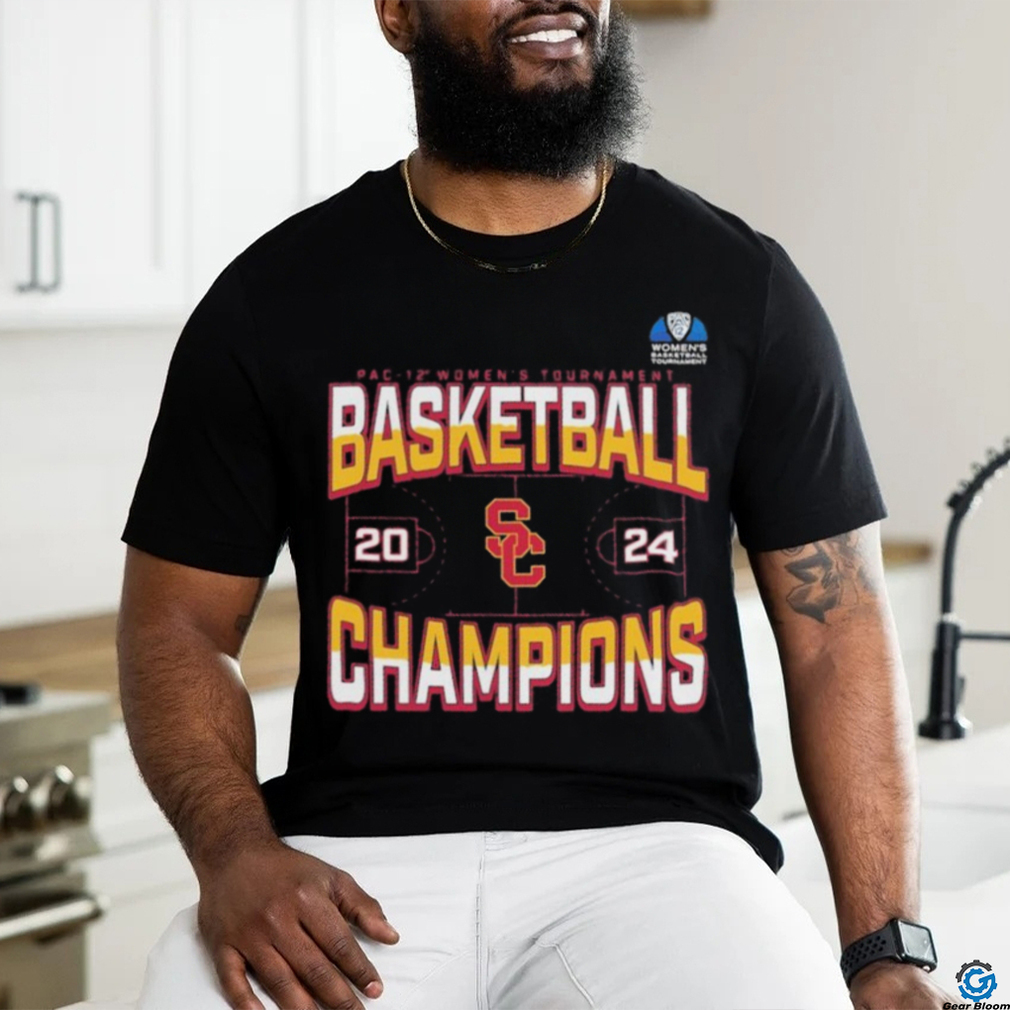 USC Trojans 2024 Pac 12 Women’s Basketball Conference Tournament Champions Three Pointer T Shirt USC Trojans 2024 Pac 12 Women’s Basketball Conference Tournament Champions Three Pointer T Shirt
