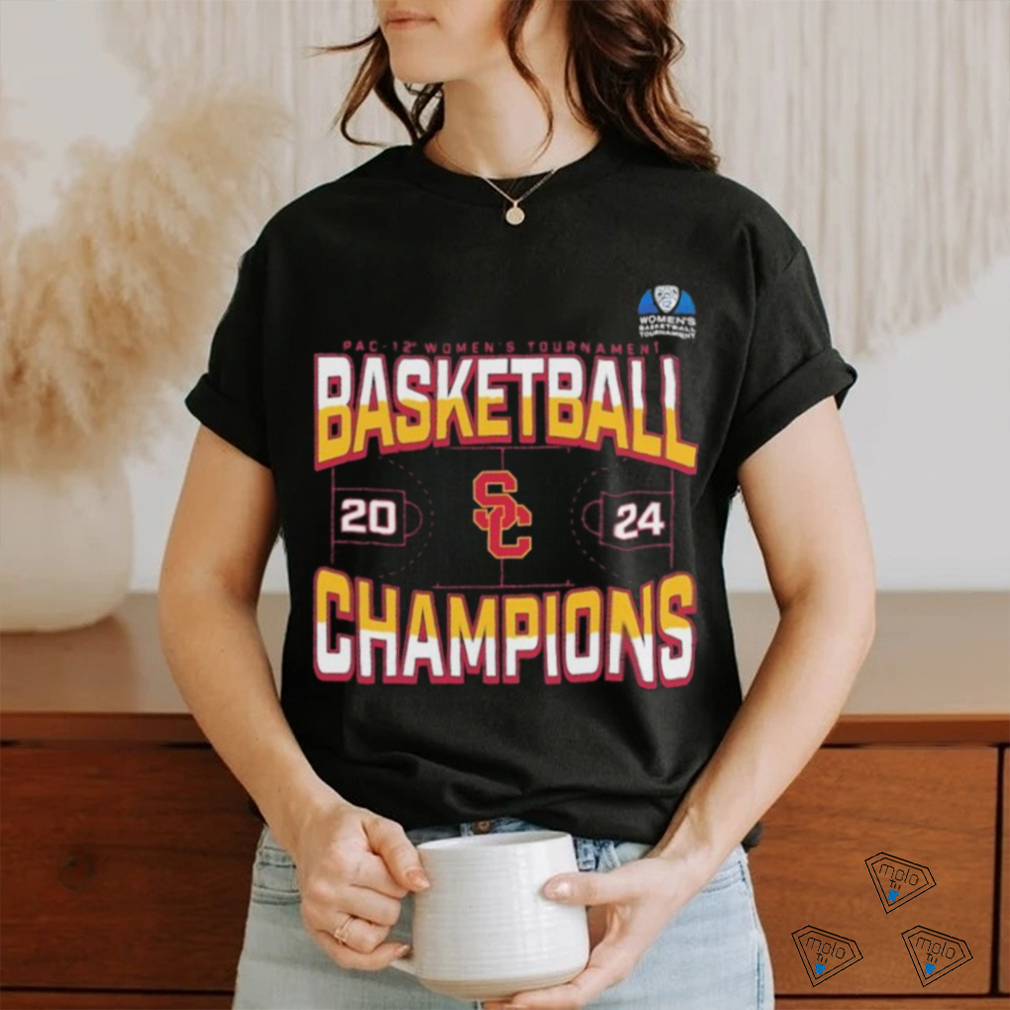 USC Trojans 2024 Pac 12 Women’s Basketball Conference Tournament Champions Three Pointer T Shirt USC Trojans 2024 Pac 12 Women’s Basketball Conference Tournament Champions Three Pointer T Shirt
