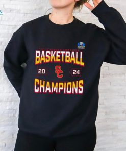 USC Trojans PAC 12 women’s tournament basketball champions 2024 shirt