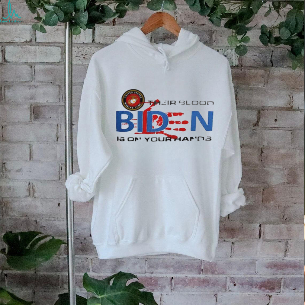 USMC their blood Biden is on your hands shirt USMC their blood Biden is on your hands shirt