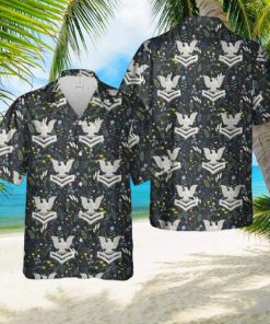 USN Cap Device Silver E 5 Petty Officer 2nd Class Hawaiian Shirt All Over Print Summer