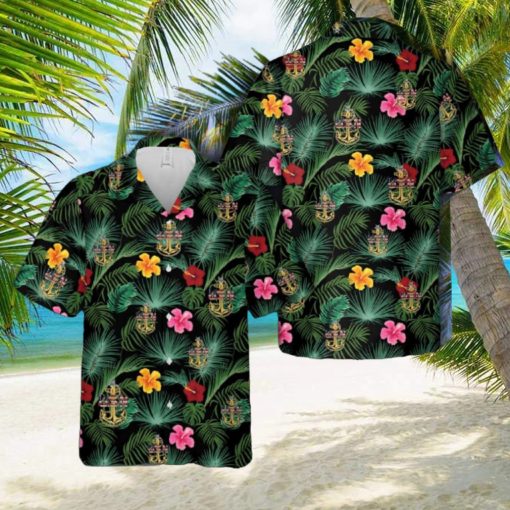 USN Senior Chief Coaster Hawaiian Shirt For Men And Women