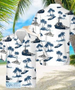 USS Arleigh Burke class Destroyer Ship Hawaiian Shirt Gift Holidays