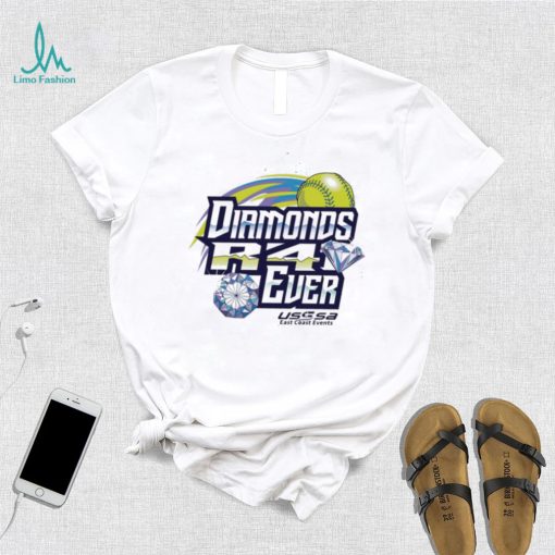 USSSA Delaware Fast Pitch Diamonds R 4ever 2024 logo shirt