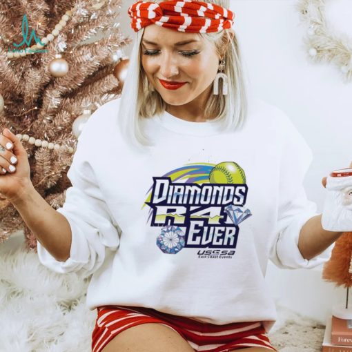 USSSA Delaware Fast Pitch Diamonds R 4ever 2024 logo shirt