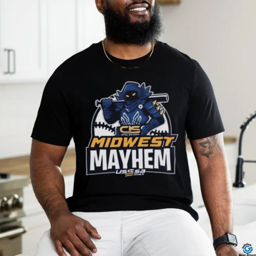 USSSA Iowa Baseball CIS Midwest Mayhem 2024 Logo Shirt