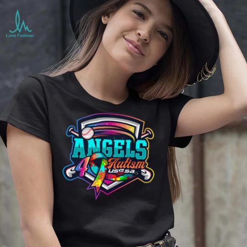 USSSA Texas Baseball Angels for Autism 2024 logo shirt