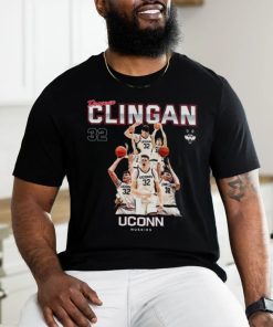 Uconn Huskies 2024 NCAA Men’s Basketball Donovan Clingan 2023 – 2024 Post Season Shirt
