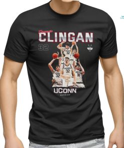 Uconn Huskies 2024 NCAA Men’s Basketball Donovan Clingan 2023 – 2024 Post Season Shirt