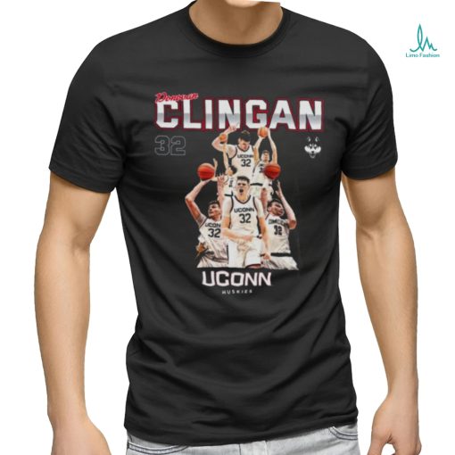 Uconn Huskies 2024 NCAA Men’s Basketball Donovan Clingan 2023 – 2024 Post Season Shirt