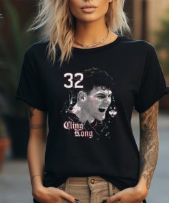Uconn Huskies Donovan Clingan 32 Cling Kong shatter shirt