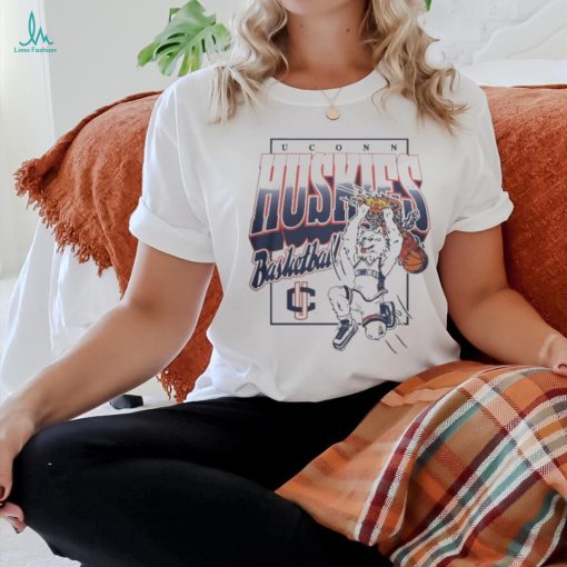 Uconn huskies basketball mascot dunking 2024 shirt